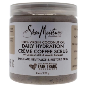 100 Percent Virgin Coconut Oil Daily Hydration Creme Coffee Scrub