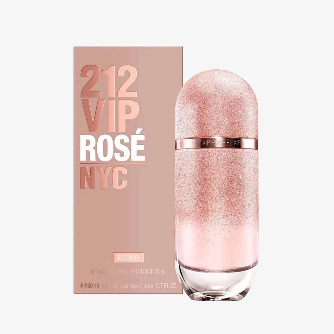 212 VIP Rose Elixir For Women By Carolina Herrera Eau De Parfum 2.7 oz