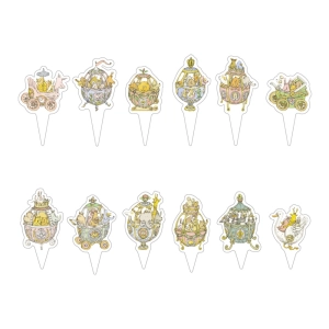 Atelier Choux Mini Cake Toppers - Ferris Wheel - Set of 12