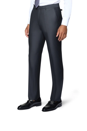 Bergamo Elegant Modern Fit Pants - Charcoal
