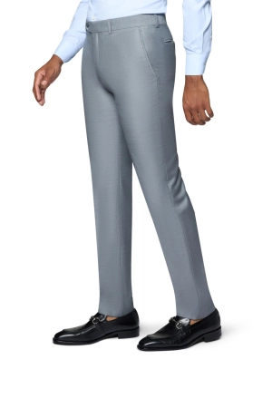 Bergamo Elegant Modern Fit Pants - Medium Grey