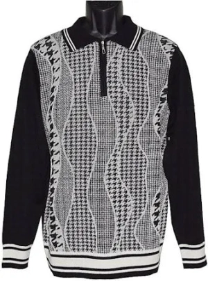 Bergamo Elegant P-302 Sweater - Black