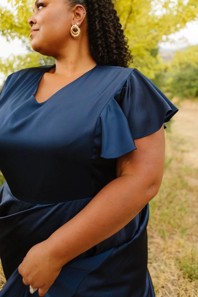 Callie Dress in Navy - FINAL SALE
