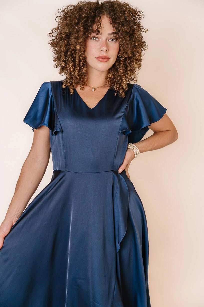 Callie Dress in Navy - FINAL SALE