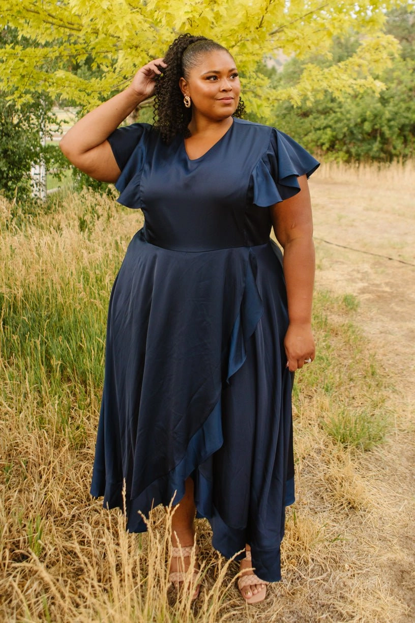 Callie Dress in Navy - FINAL SALE