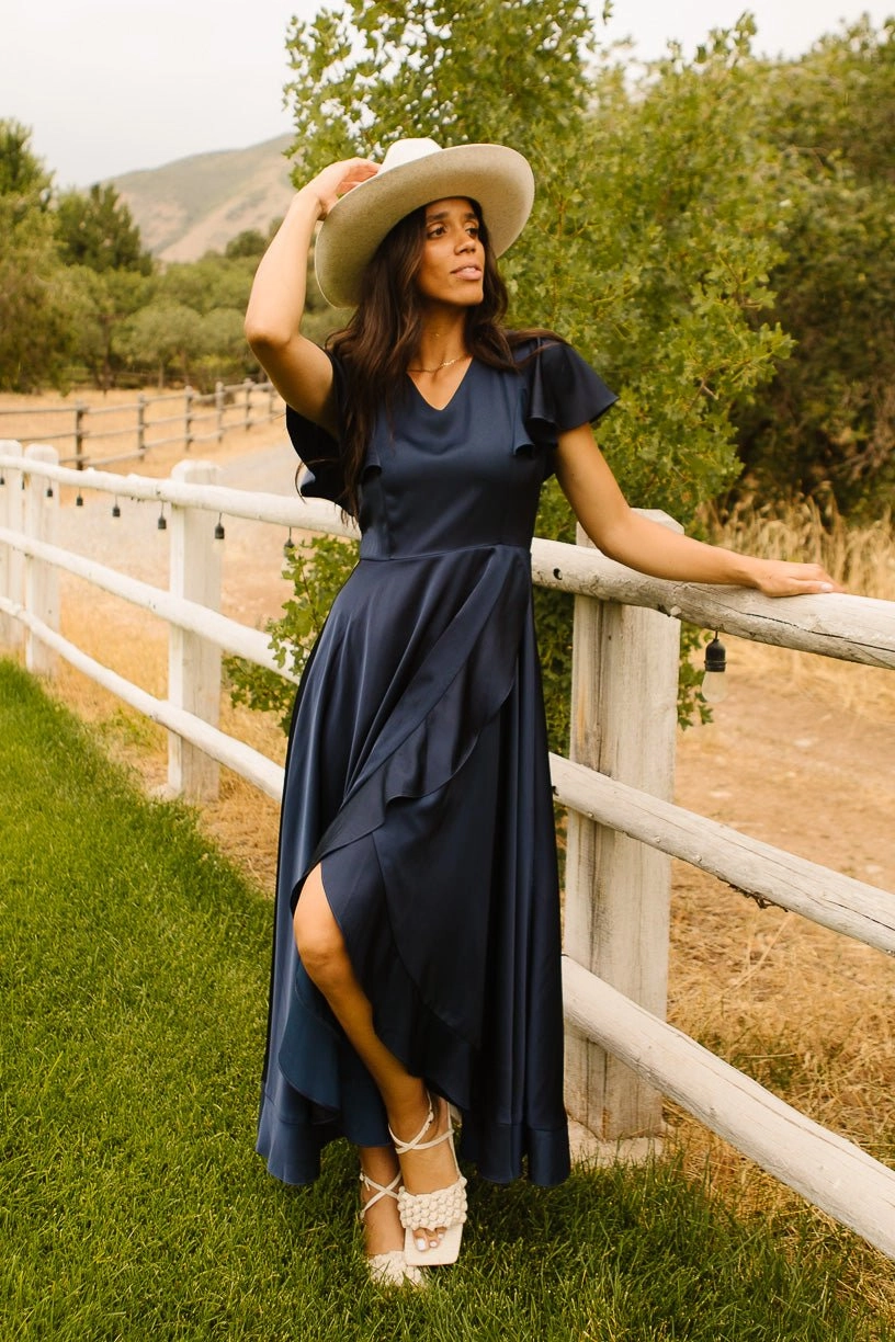 Callie Dress in Navy - FINAL SALE