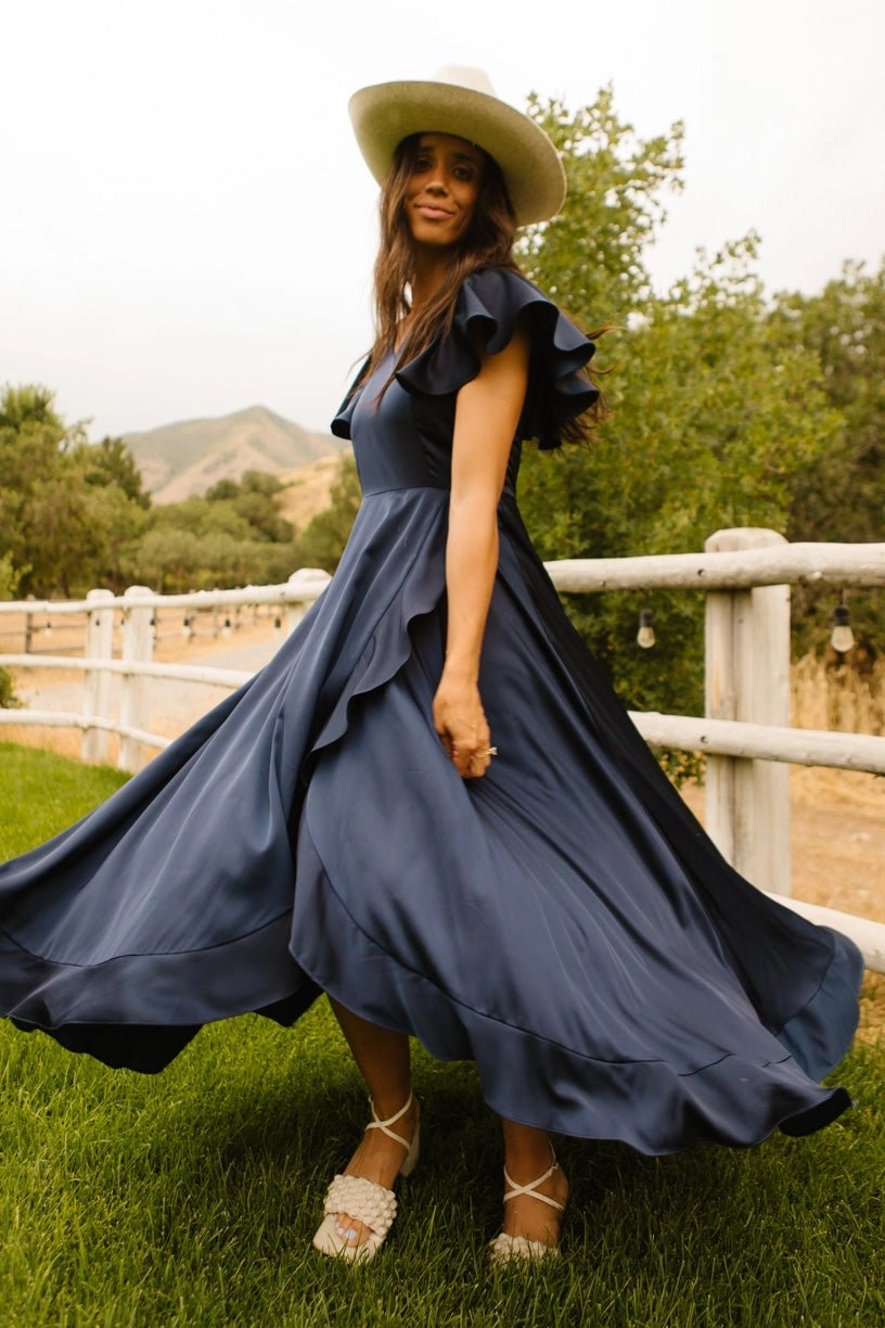 Callie Dress in Navy - FINAL SALE