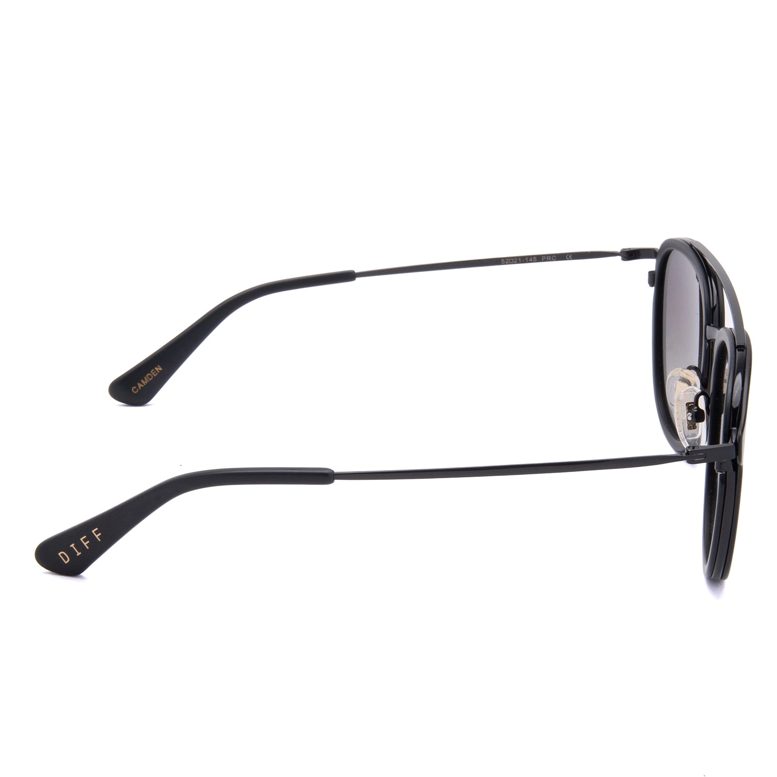 CAMDEN - MATTE BLACK   GREY GRADIENT POLARIZED SUNGLASSES
