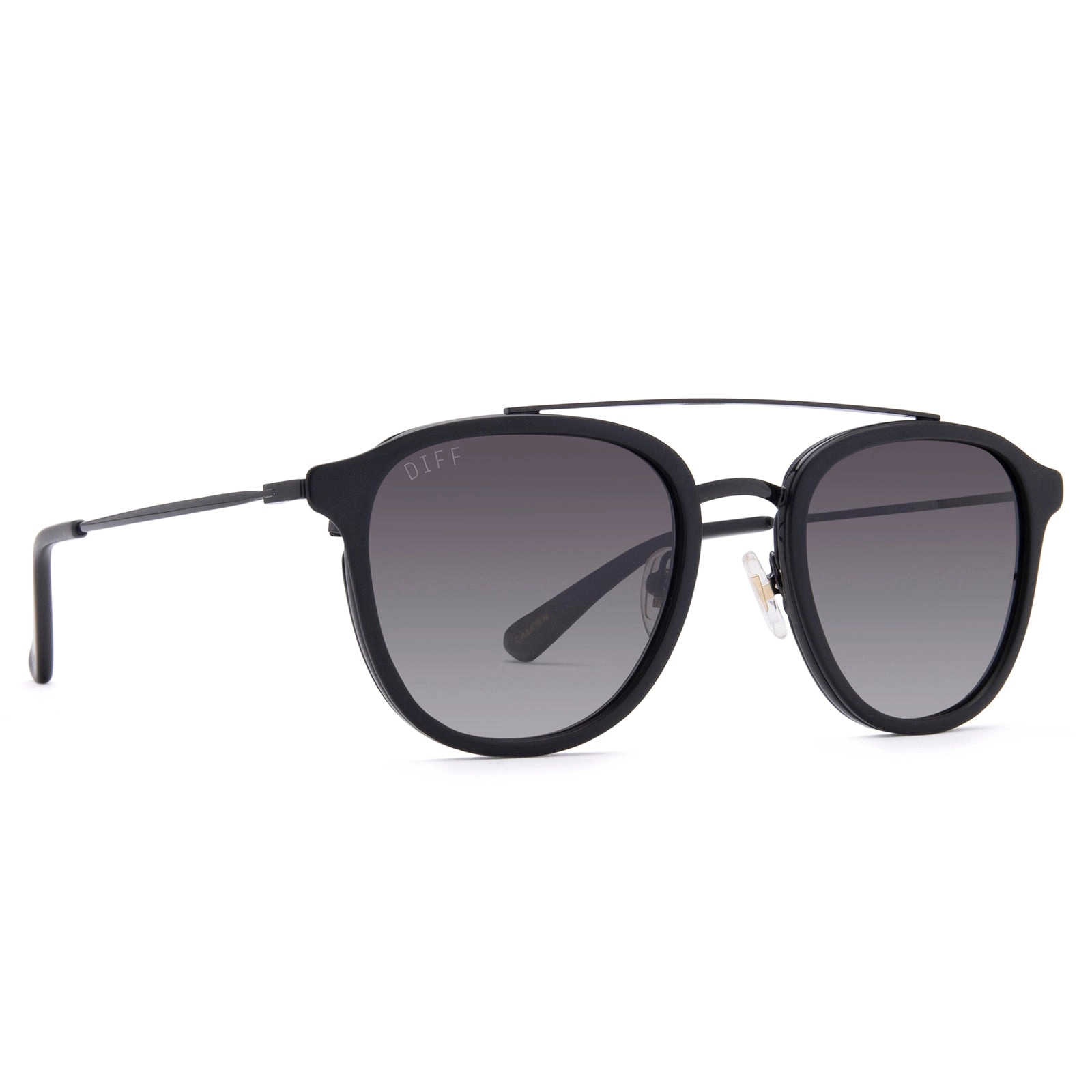 CAMDEN - MATTE BLACK   GREY GRADIENT POLARIZED SUNGLASSES