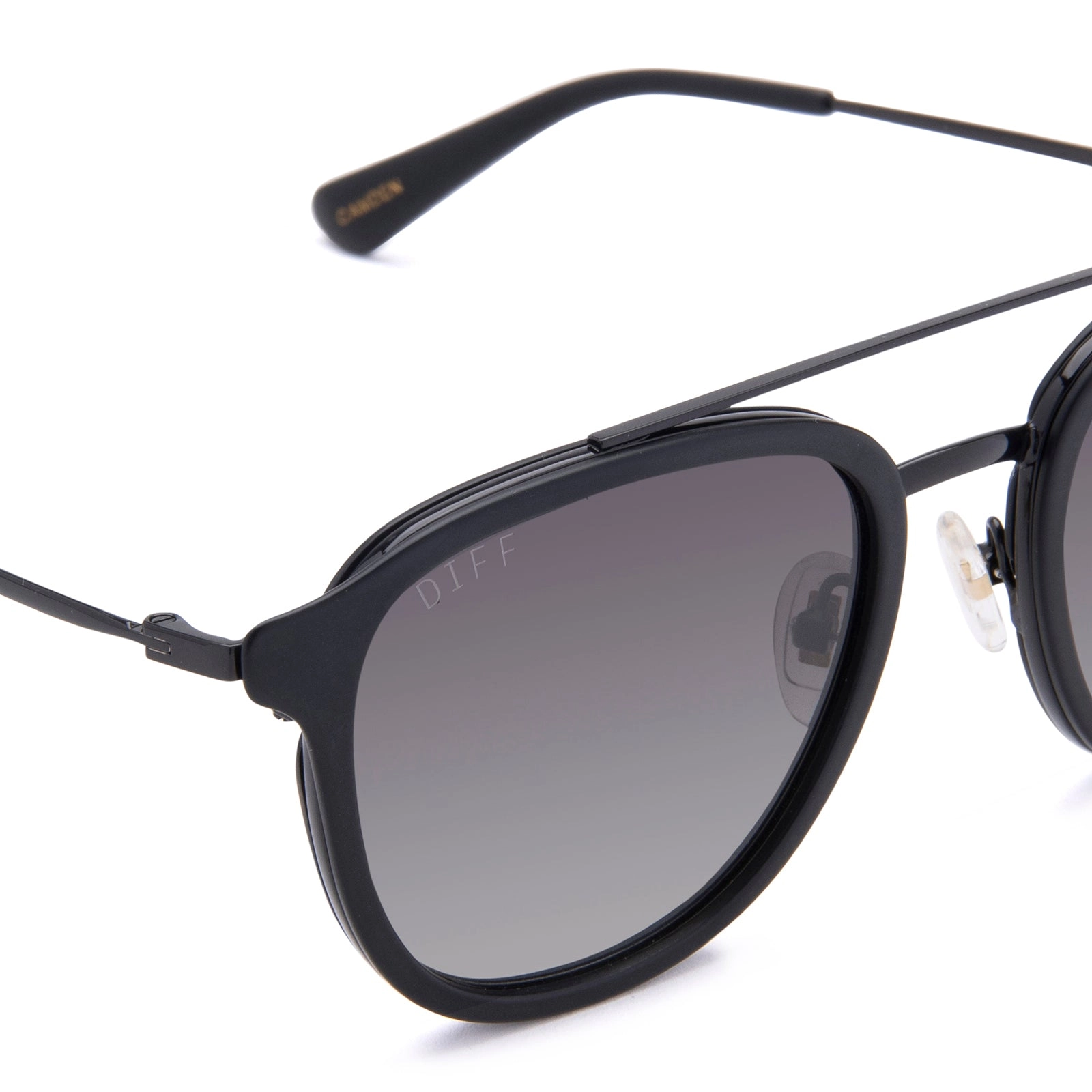 CAMDEN - MATTE BLACK   GREY GRADIENT POLARIZED SUNGLASSES