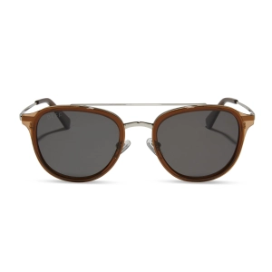 CAMDEN - WHISKEY   GREY POLARIZED SUNGLASSES