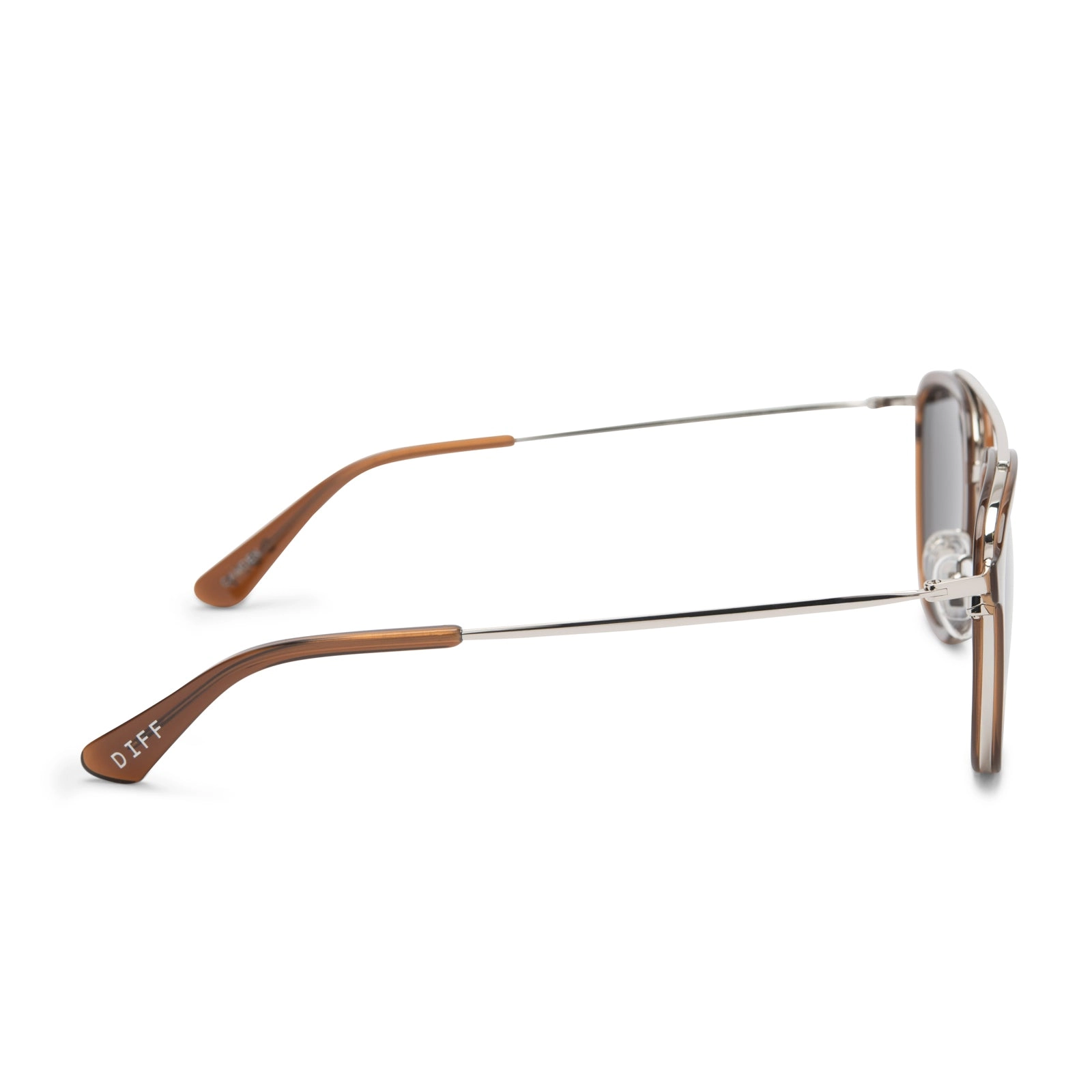 CAMDEN - WHISKEY   GREY POLARIZED SUNGLASSES