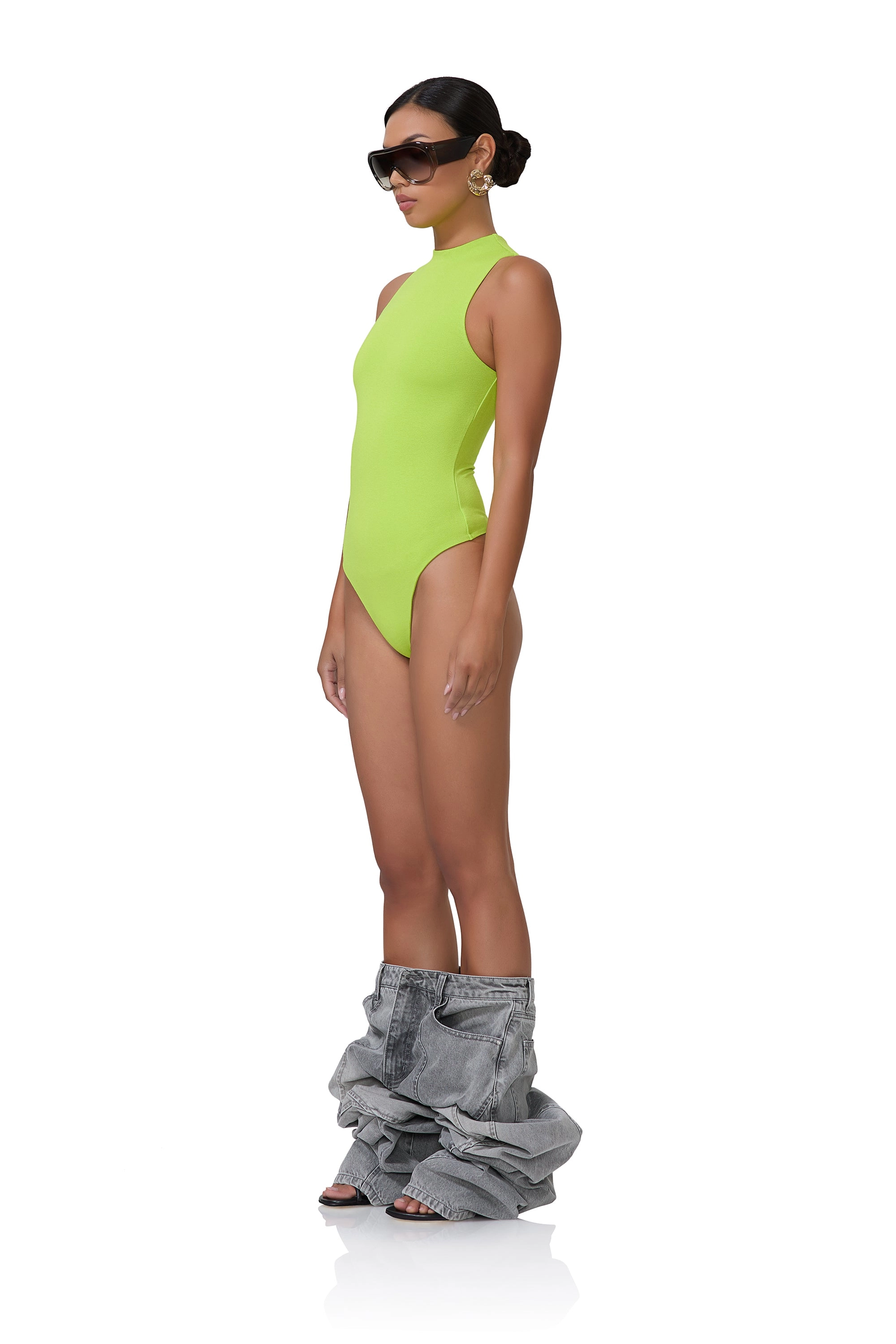 Cami Bodysuit - Lime Punch