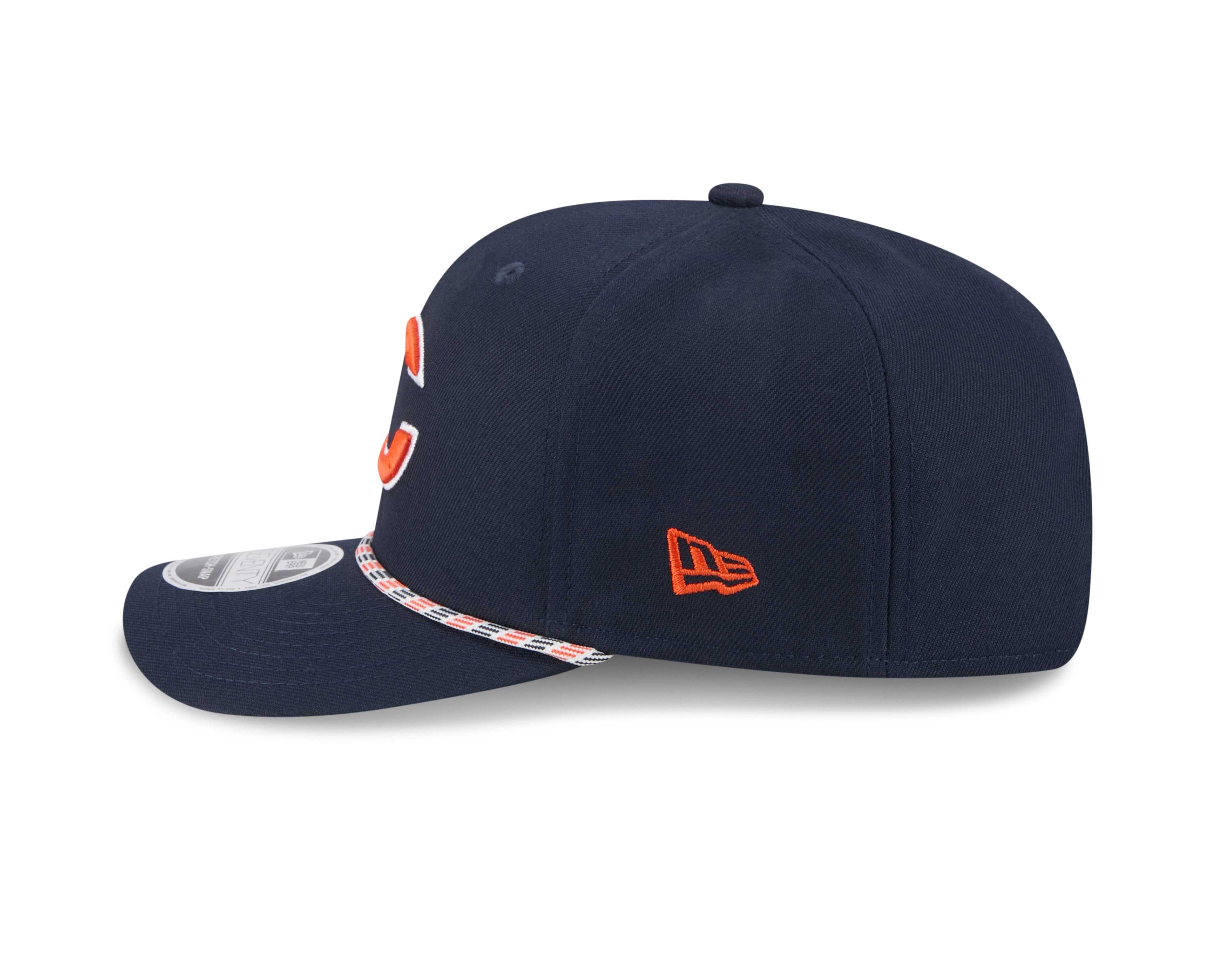 Chicago Bears New Era Navy Multi Rope 9SEVENTY Stretch Snap Adjustable Hat