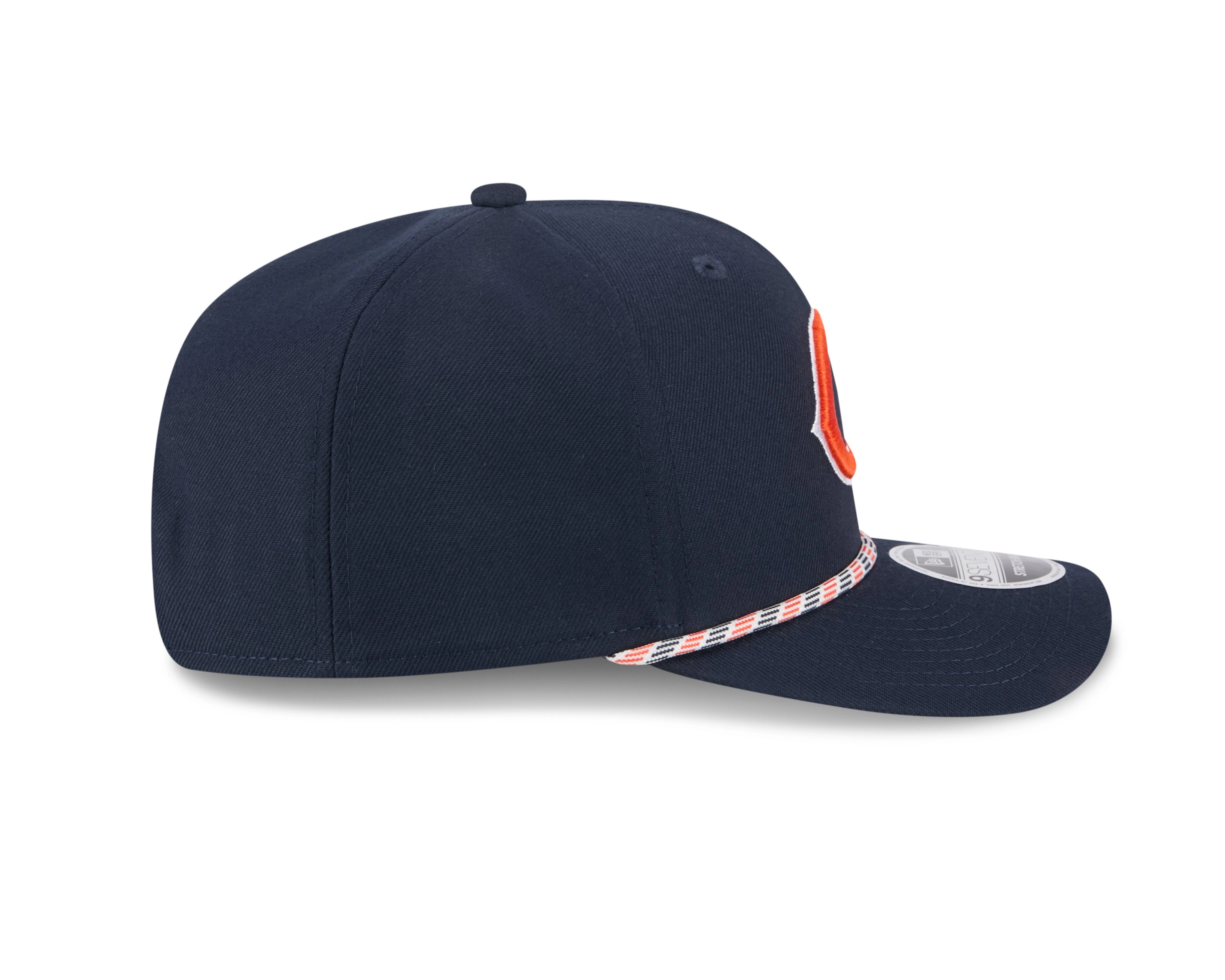 Chicago Bears New Era Navy Multi Rope 9SEVENTY Stretch Snap Adjustable Hat