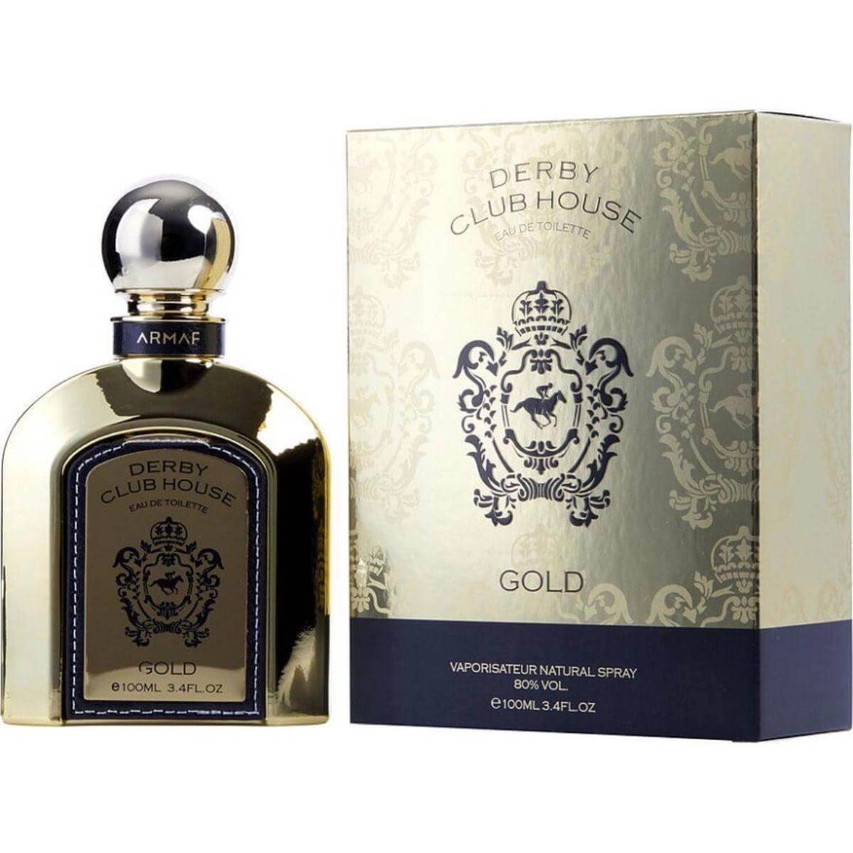 Derby Club House Gold by Armaf cologne for men EDT 3.3 / 3.4 oz New in Box