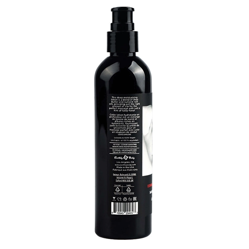 Earthly Body Edible Massage Lotion-Cherry 8oz
