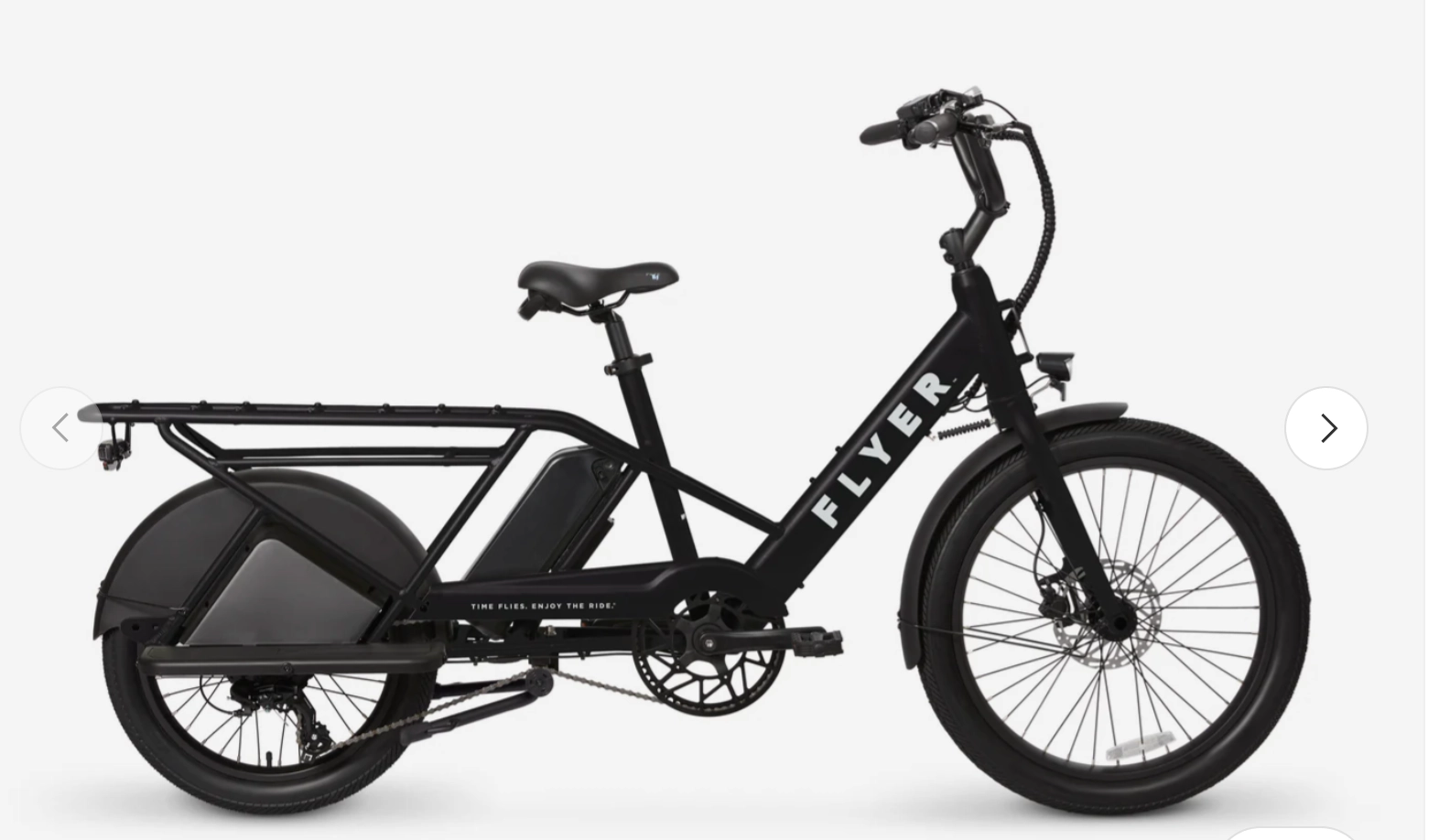 Flyer Via Family Cargo Step Thru Electric Bike