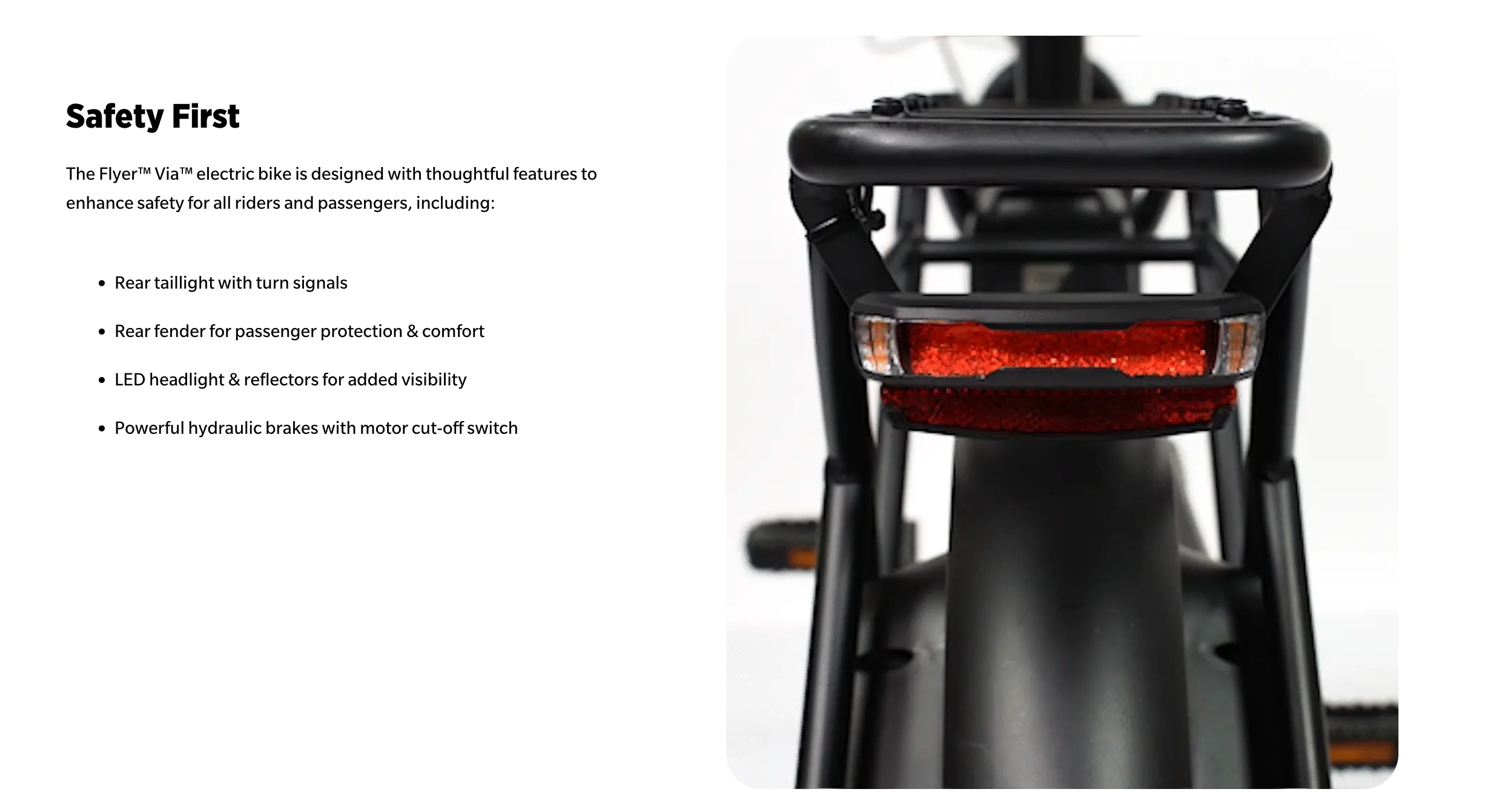 Flyer Via Family Cargo Step Thru Electric Bike