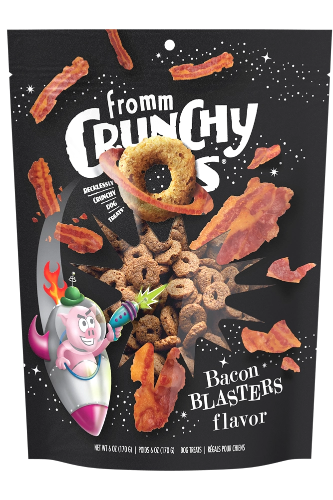 Fromm Crunchy O's Bacon Blasters Dog Treats