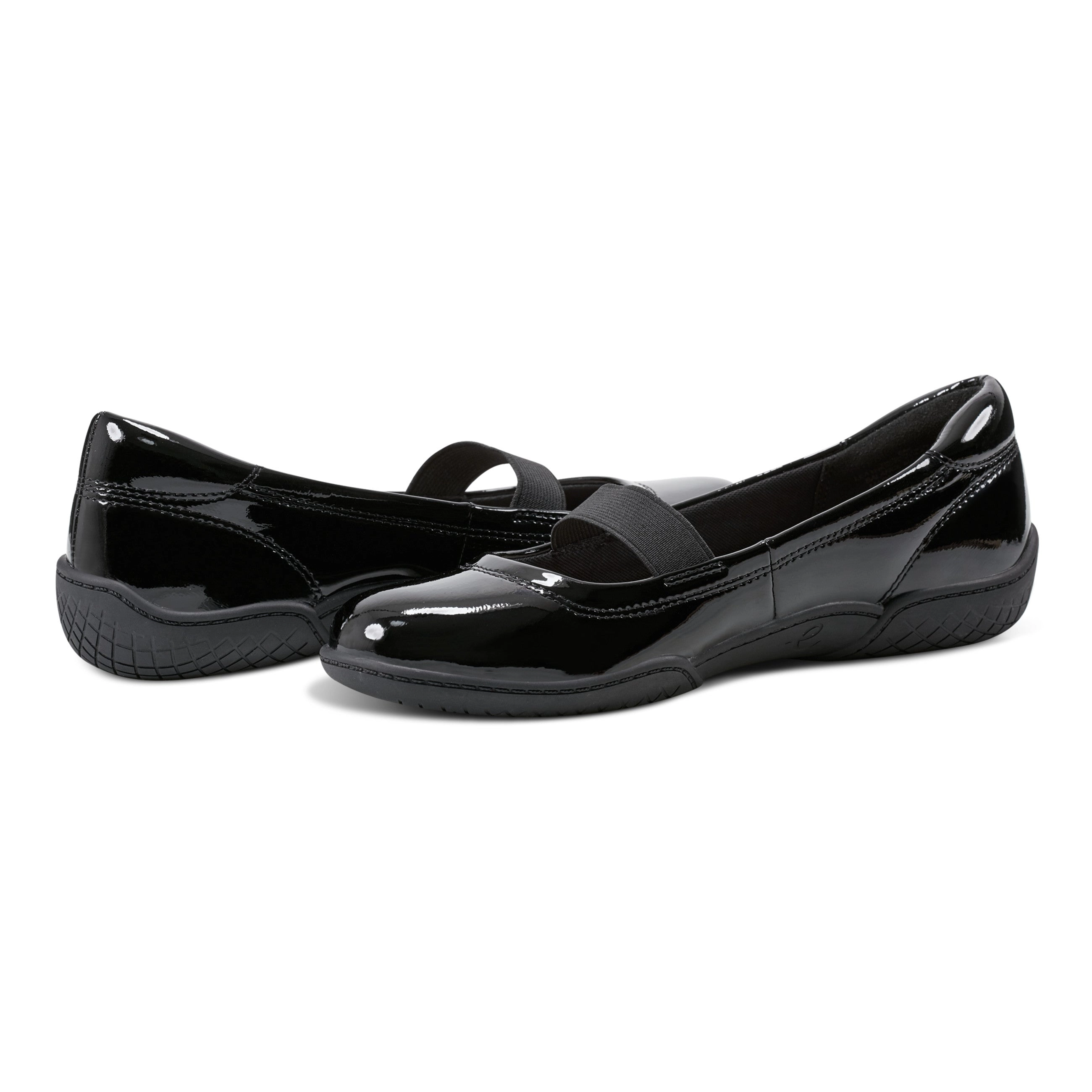 Golden Mary Jane Casual Ballet Flats