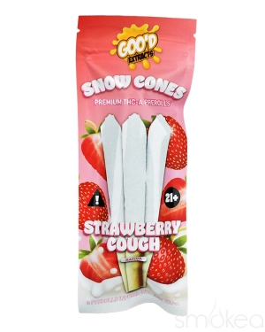 Goo'd THCA Snow Cones Pre-Rolls - Strawberry Cough