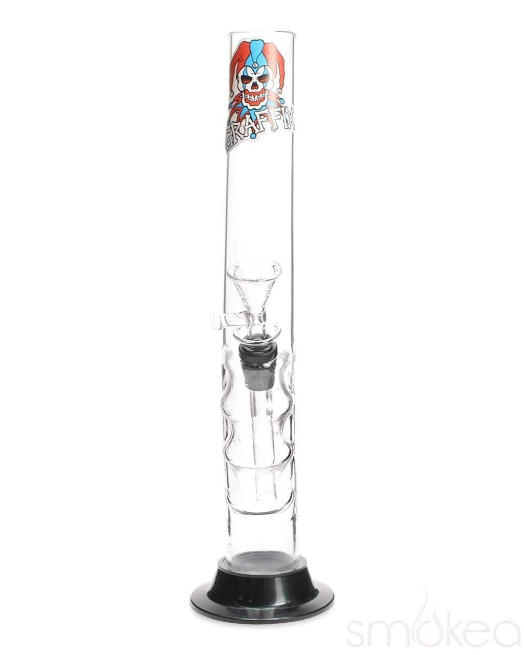 Graffix 12" Gripper Skinny Acrylic Bong
