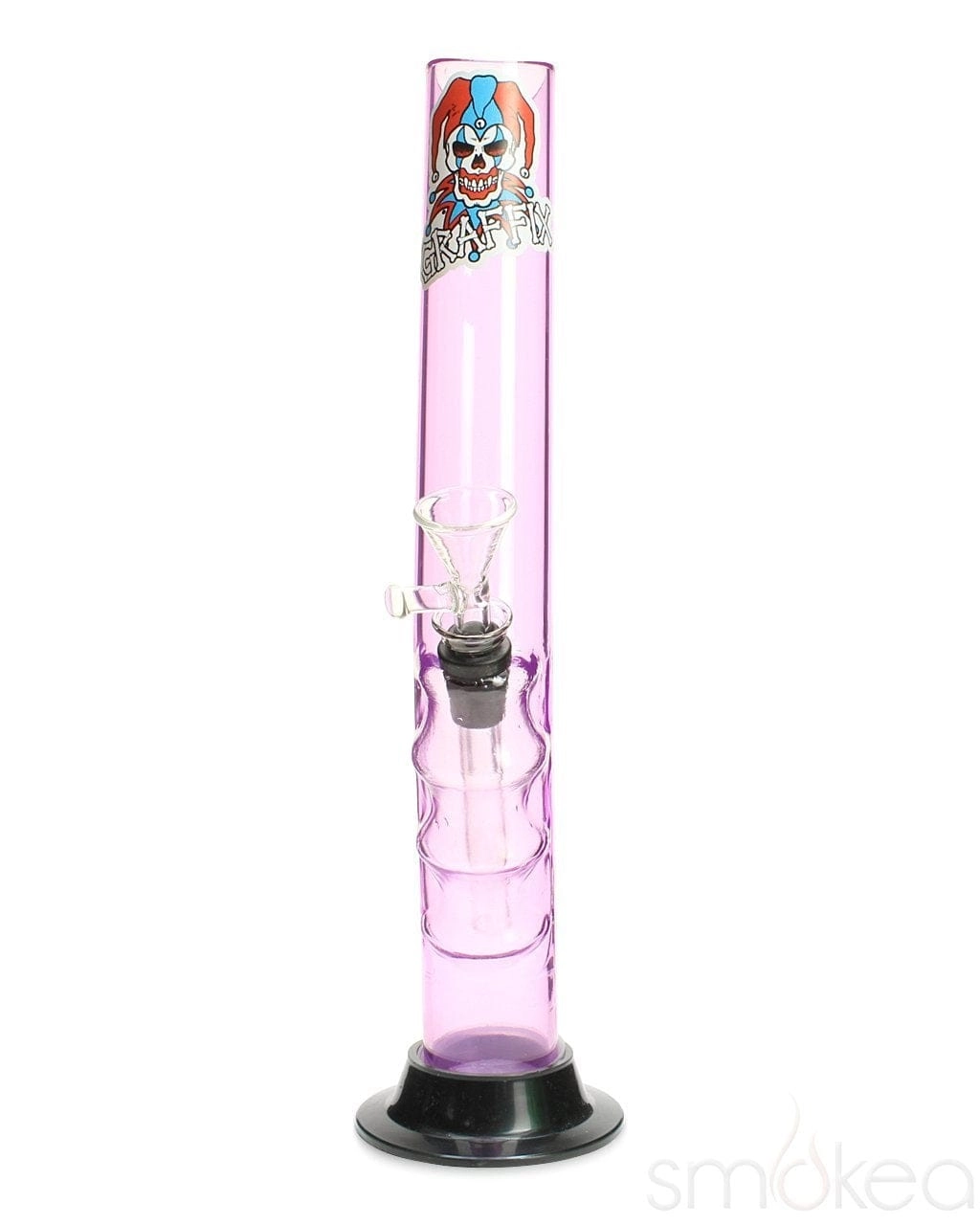 Graffix 12" Gripper Skinny Acrylic Bong