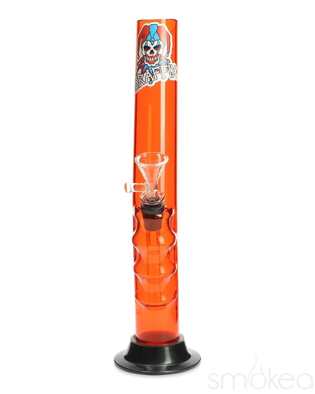 Graffix 12" Gripper Skinny Acrylic Bong