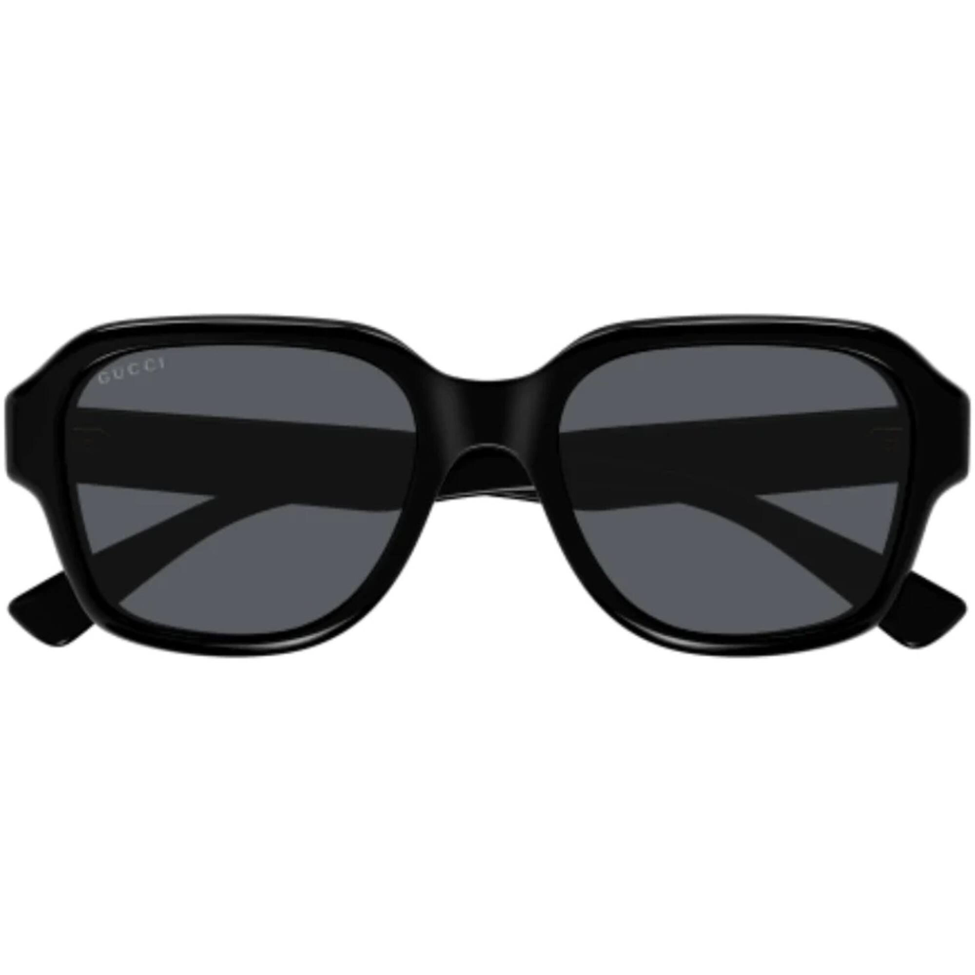 Gucci Men's Sunglasses - Black Acetate Full Rim Unique Frame Smoke Lens | GG1174S 001