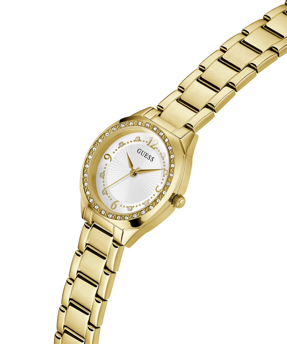 GUESS Ladies Gold Tone Analog Watch