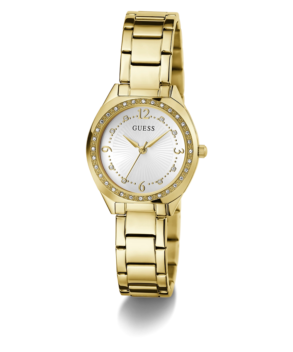 GUESS Ladies Gold Tone Analog Watch