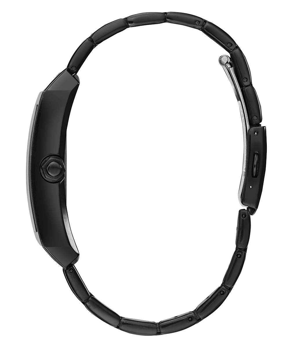 GUESS Mens Black Analog Watch