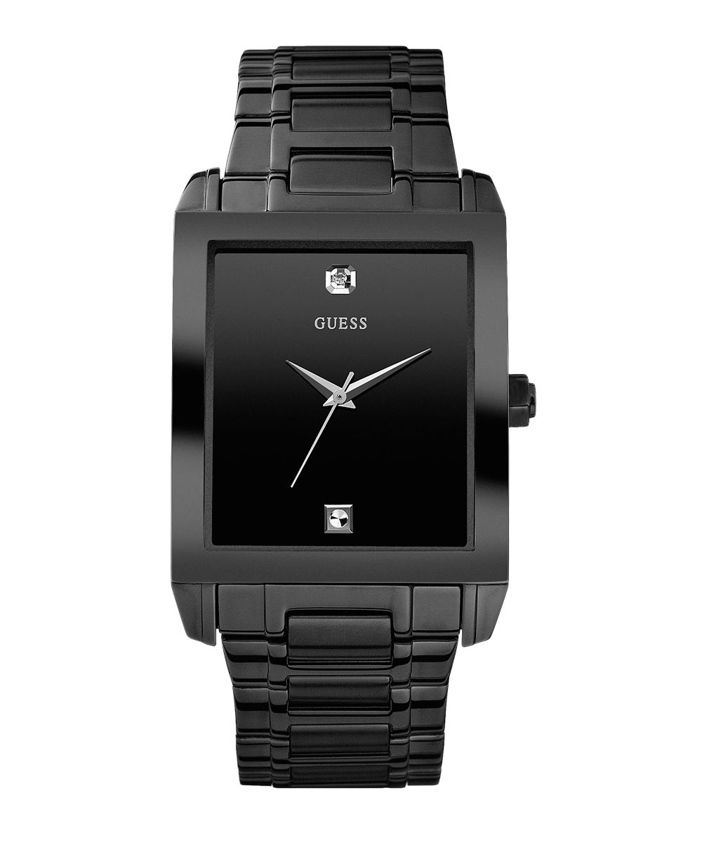 GUESS Mens Black Analog Watch