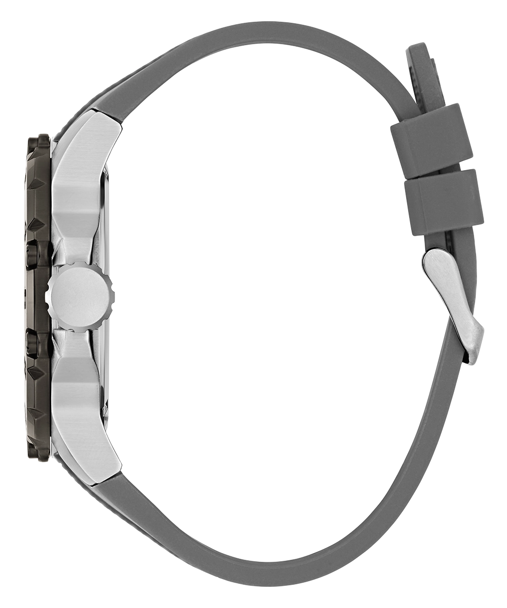 GUESS Mens Grey 2-Tone Multi-function Watch