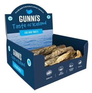 Gunni's Cod Skin Twist treats for Dogs
