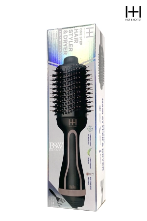 H&H ONE STEP HAIR STYLER & DRYER BLACK & GOLD ANN5908