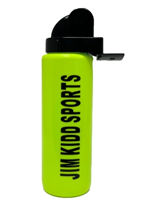 Jim Kidd Sports Chin Rest Water Bottle Lime/Black