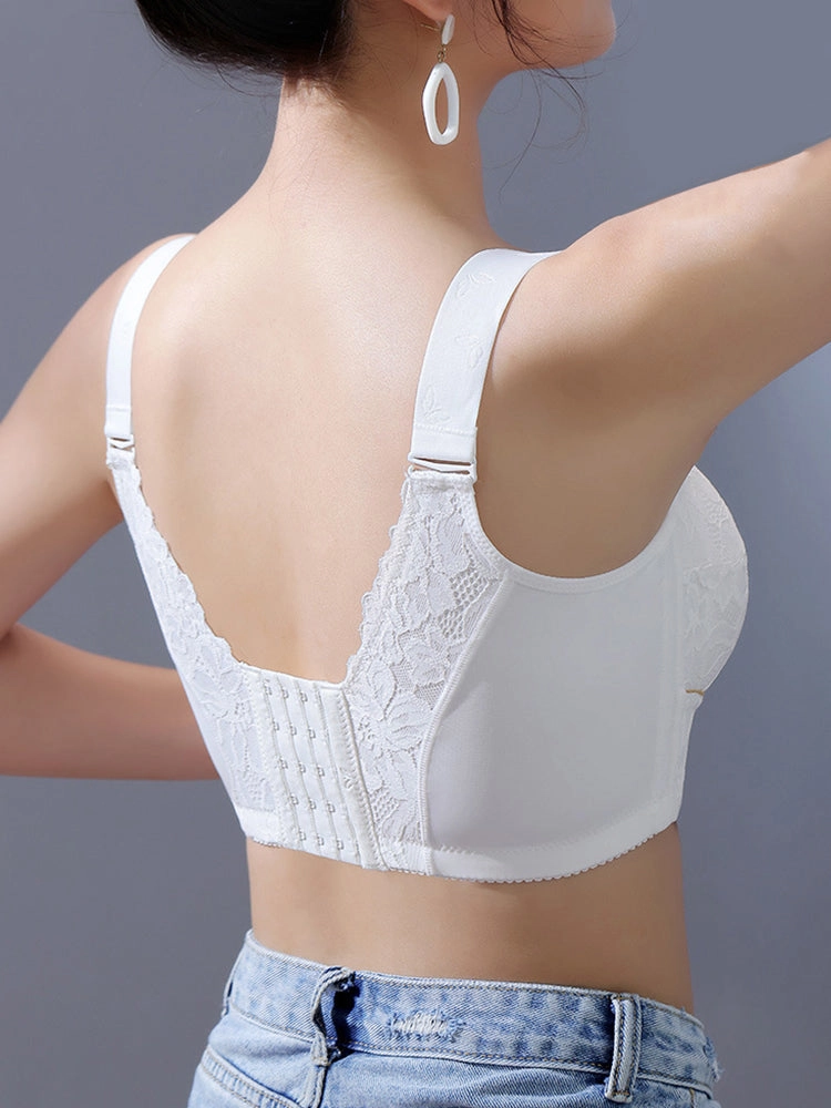 Lace Design Lightweight Wire-Free Minimizer Bra
