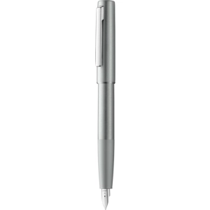 Lamy Fountain Pen - Aion Brushed Aluminium, Olive Silver, Extra Fine | L77OSEF