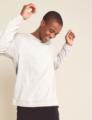 Men's Lightweight Pullover - Light Grey Marl