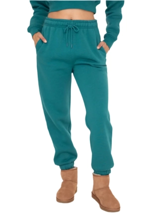 Mono B Fleece Billow Banded Bottom Sweat Pants KP11620 Colors