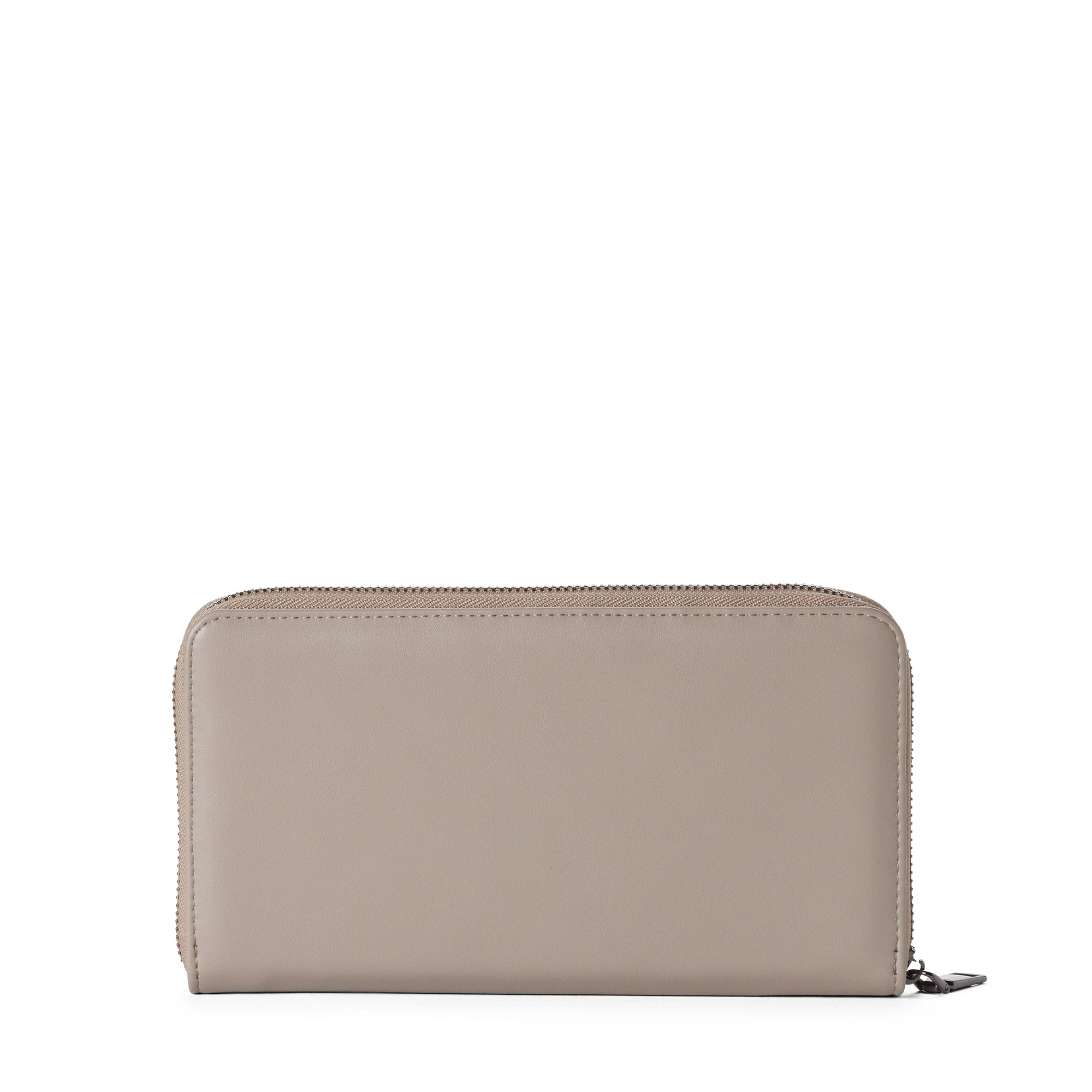Noa Vegan Leather Wallet | Stone Grey