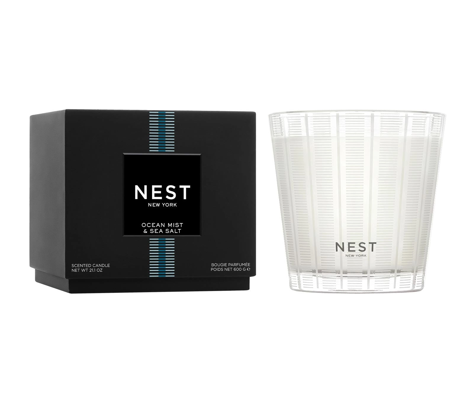 Ocean Mist & Sea Salt 3-Wick Candle