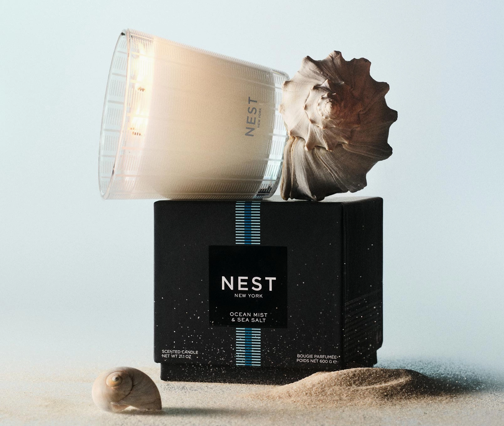 Ocean Mist & Sea Salt 3-Wick Candle