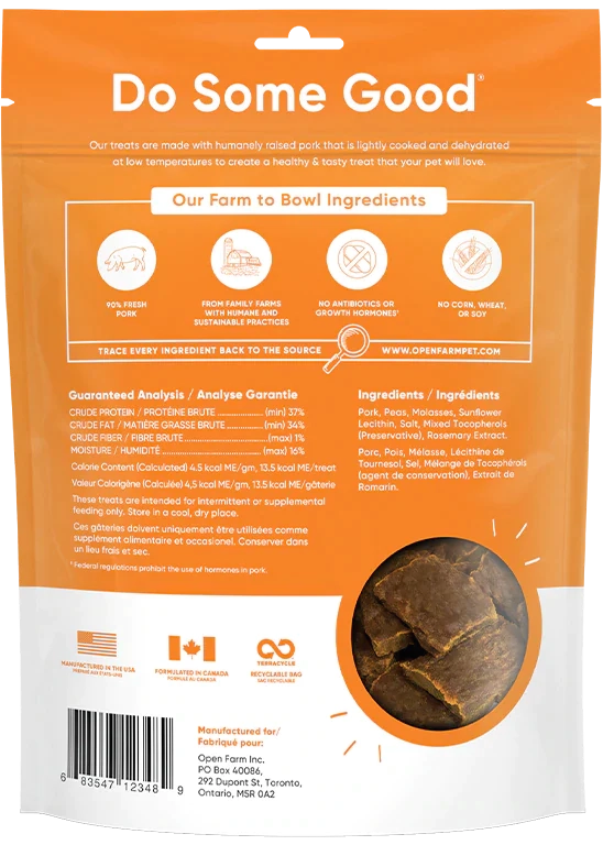 Open Farm Dehydrated Pork Treats