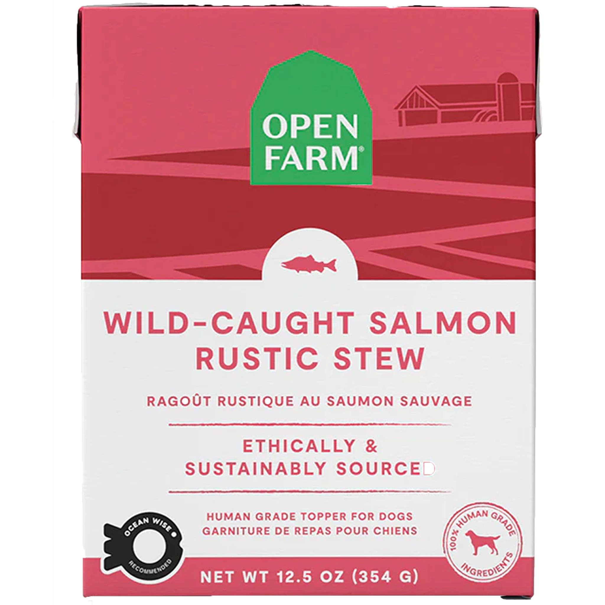 Open Farm  Rustic Stew Wild-Caught Salmon Canned Dog Food  - 12.5oz