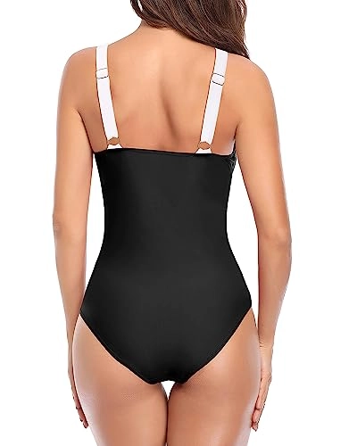 Ruched Slimming One Piece Vintage Swimsuits