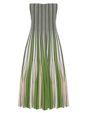 Simkhai Soliel Strapless Knit Midi Dress