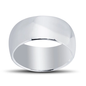 Sterling Silver 10mm Band Ring - R-10